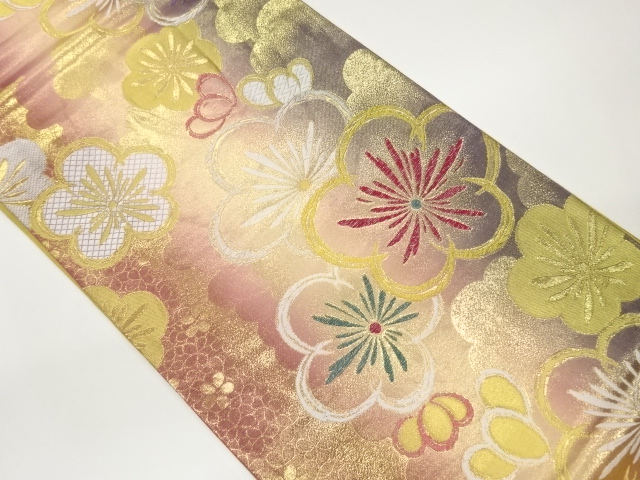 JAPANESE FUKURO OBI / WOVEN UME